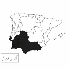España Sevilla Málaga Huelva Extremadura Sur de Portugal
